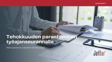 Kansikuva Tehokkuuden parantaminen työajanseurannalla 2020